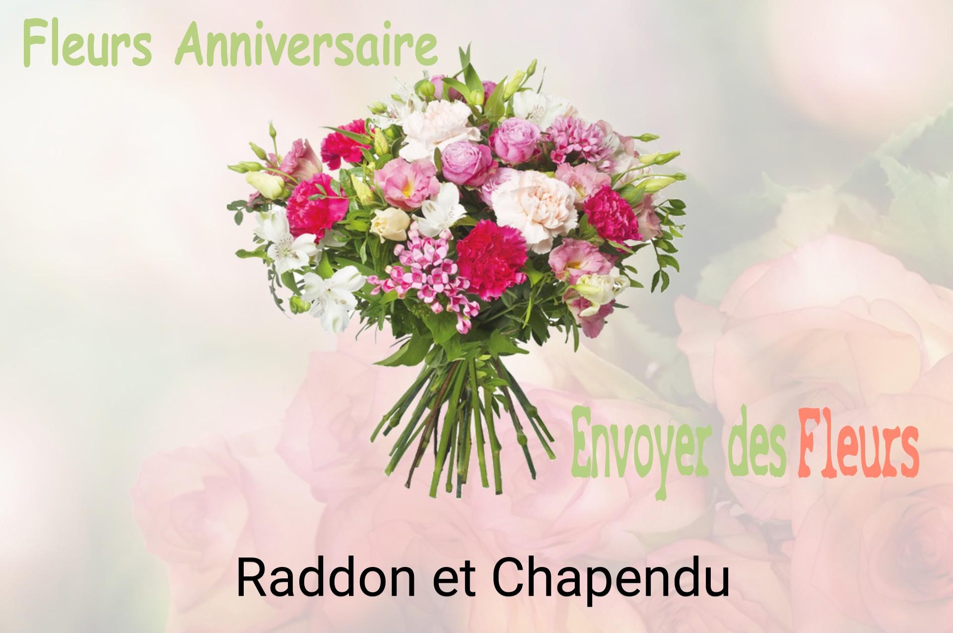Bouquet de fleurs d’anniversaire livré à Raddon-et-Chapendu