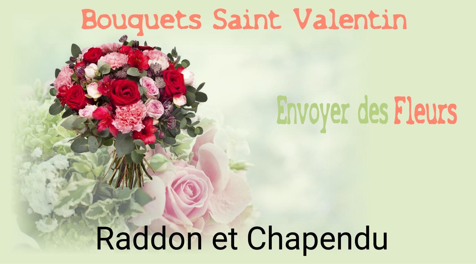 Roses de Saint-Valentin livrées à Raddon-et-Chapendu